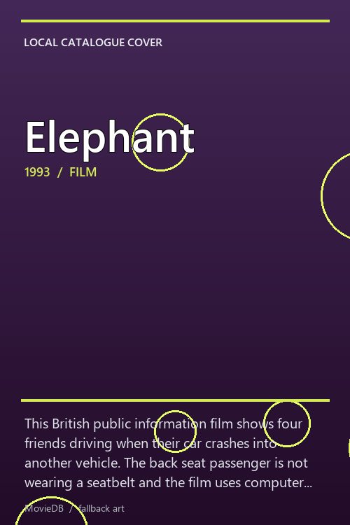 Elephant poster