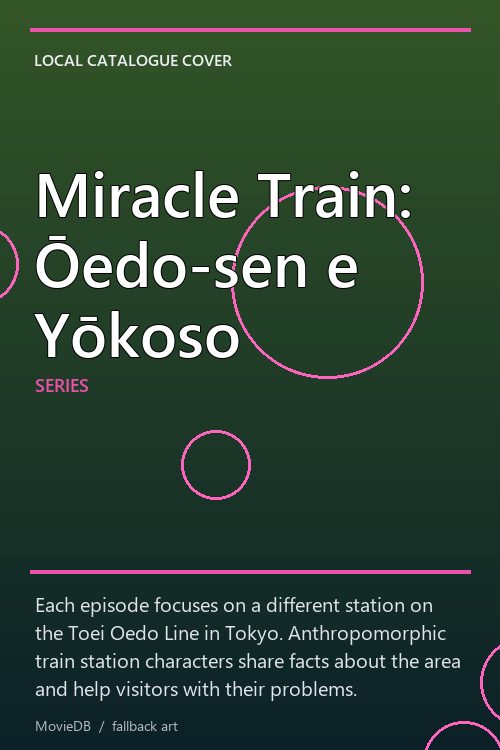 Miracle Train: Ōedo-sen e Yōkoso poster