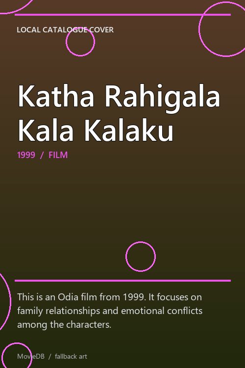 Katha Rahigala Kala Kalaku poster