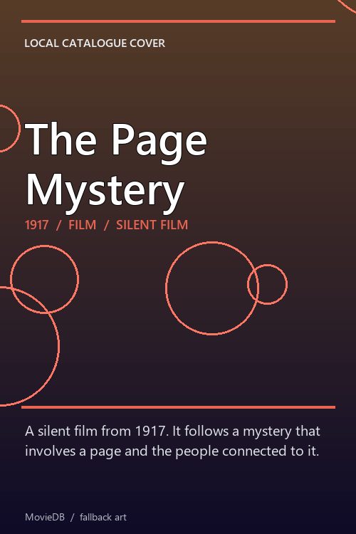 The Page Mystery poster