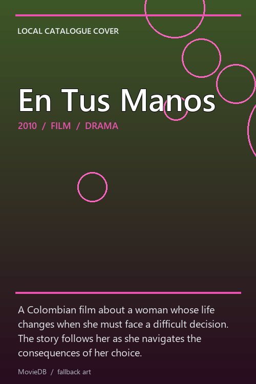En Tus Manos poster