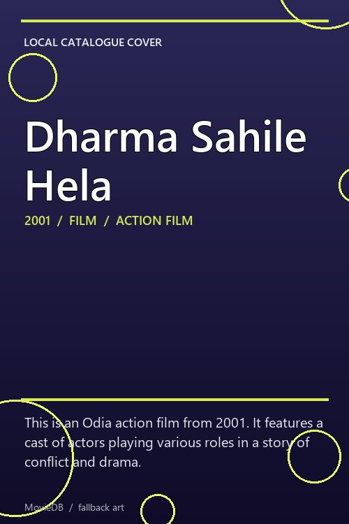 Dharma Sahile Hela poster