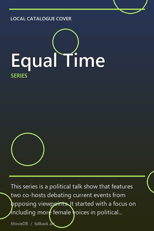 Equal Time poster