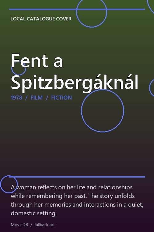 Fent a Spitzbergáknál poster