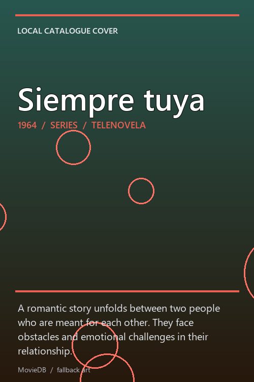 Siempre tuya poster