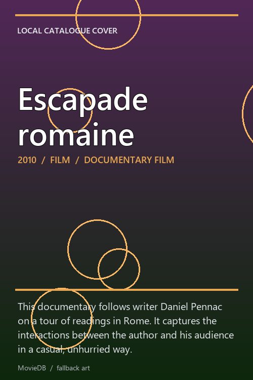 Escapade romaine poster