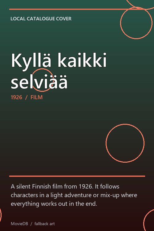 Kyllä kaikki selviää poster