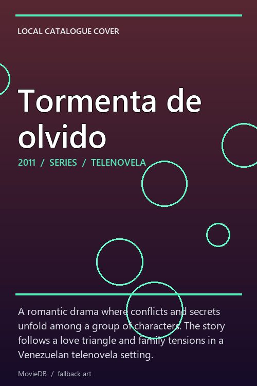 Tormenta de olvido poster