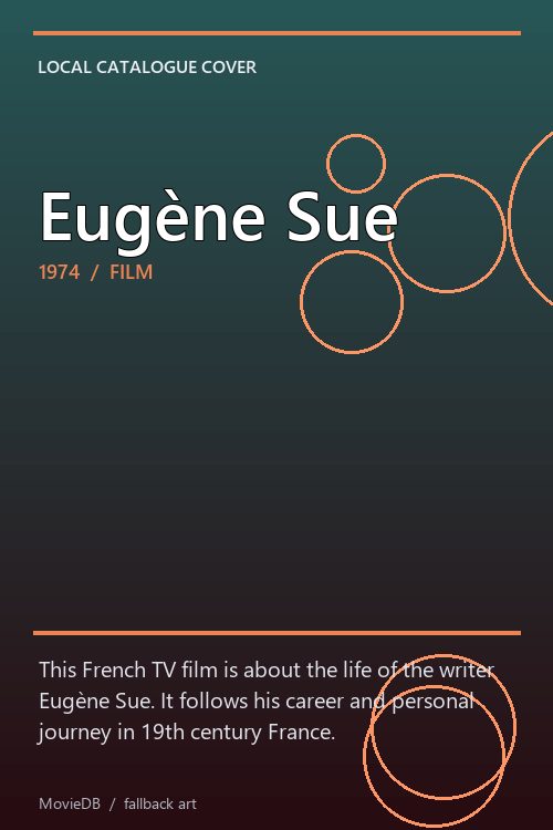 Eugène Sue poster