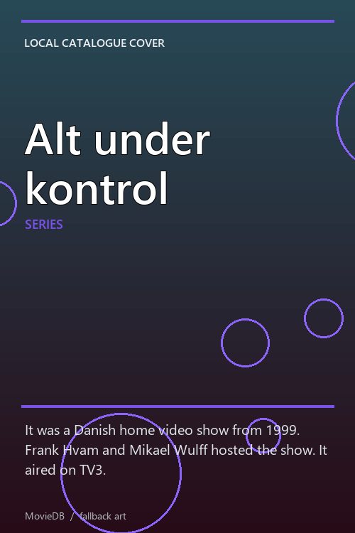 Alt under kontrol poster