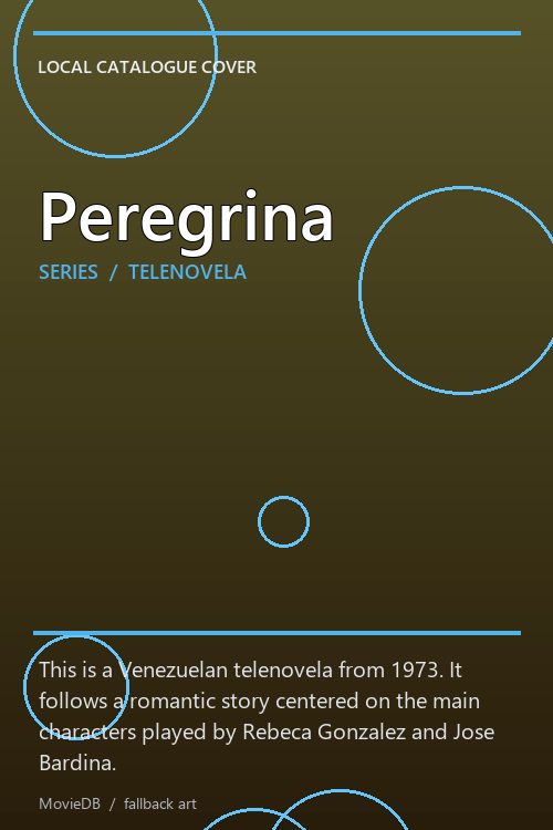 Peregrina poster