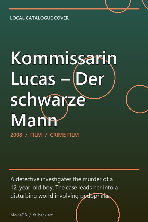 Kommissarin Lucas – Der schwarze Mann poster