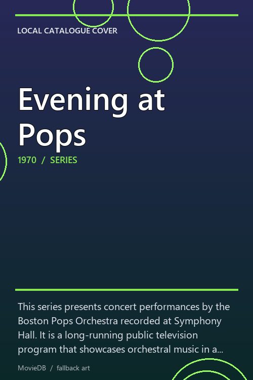 Evening at Pops poster