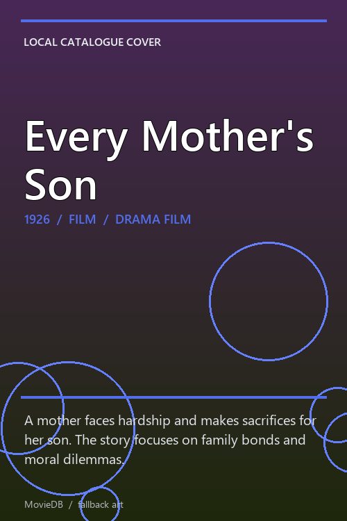 Every Mother's Son poster