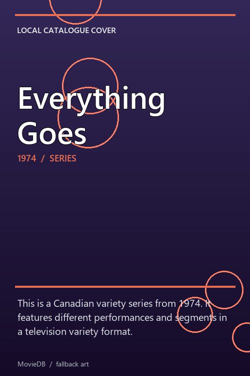 Everything Goes poster