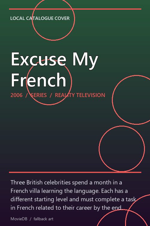 Excuse My French poster