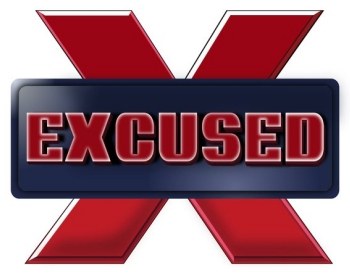 Excused poster