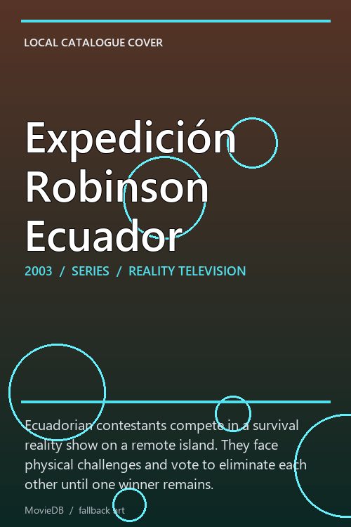 Expedición Robinson Ecuador poster