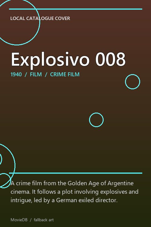 Explosivo 008 poster