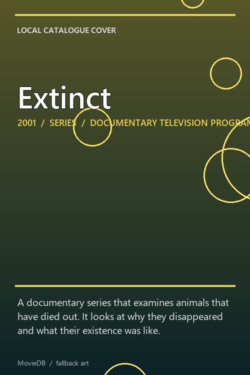 Extinct poster