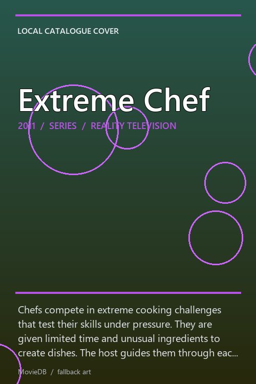 Extreme Chef poster