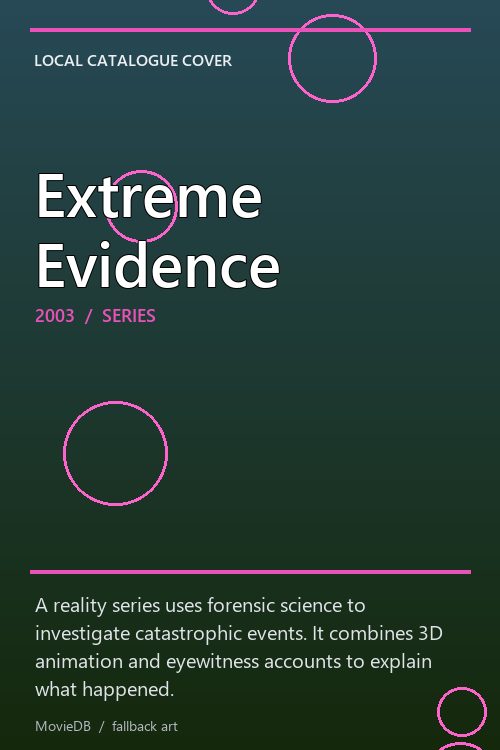 Extreme Evidence poster