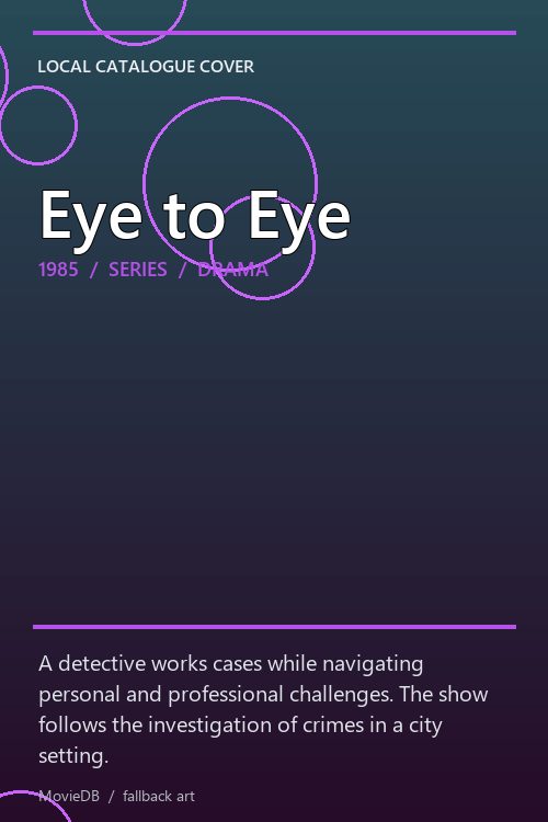 Eye to Eye poster