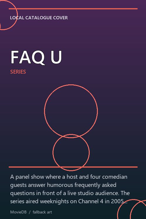 FAQ U poster