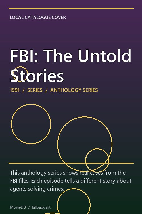 FBI: The Untold Stories poster