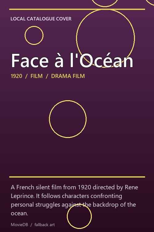Face à l'Océan poster