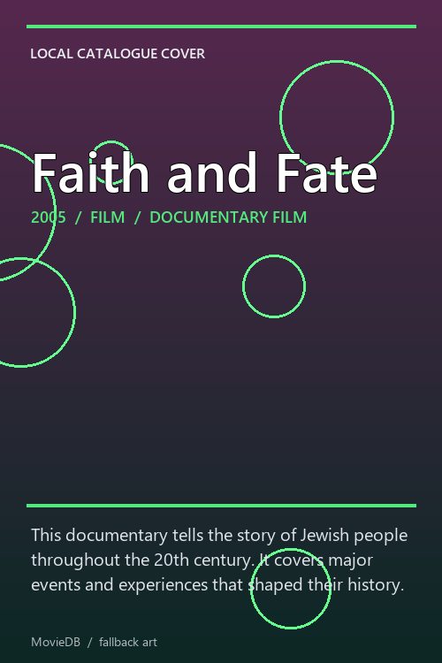 Faith and Fate poster