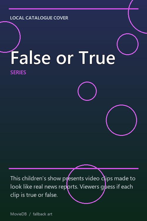 False or True poster