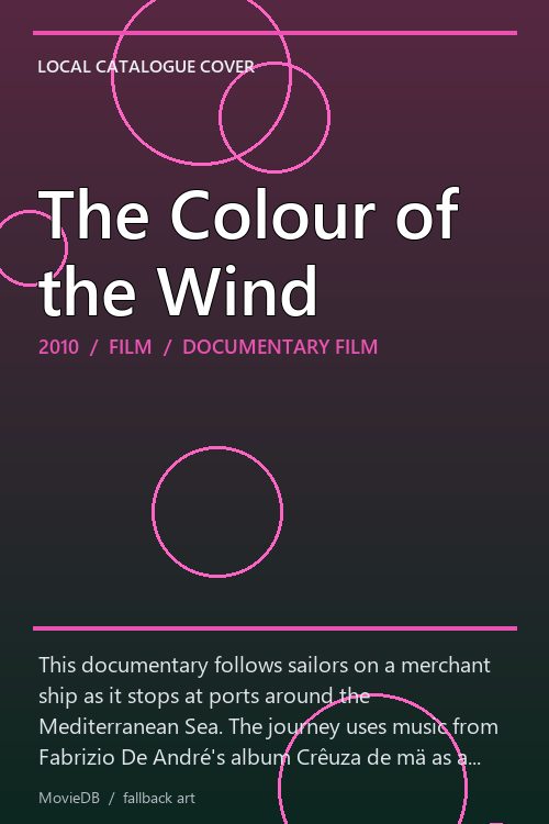 The Colour of the Wind poster