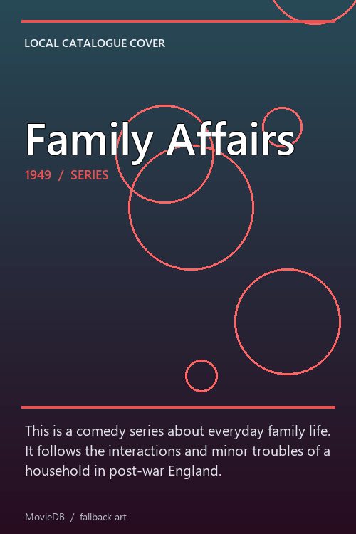 Family Affairs poster