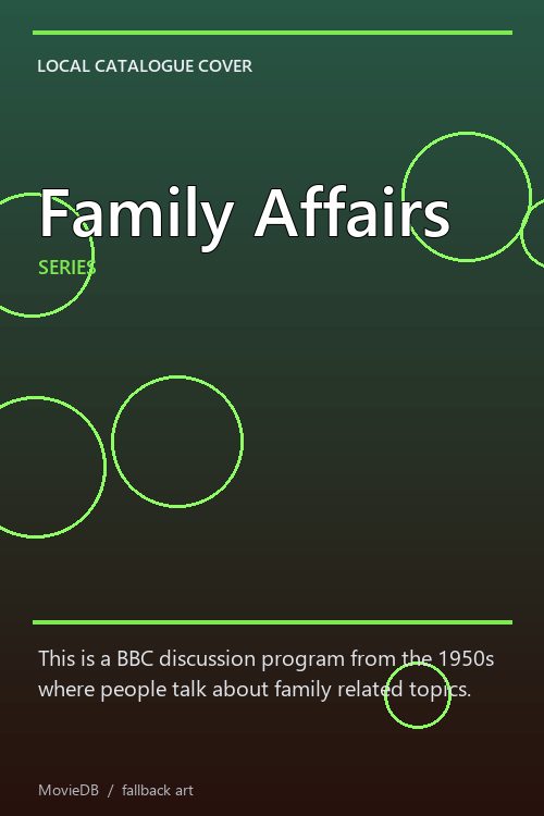Family Affairs poster