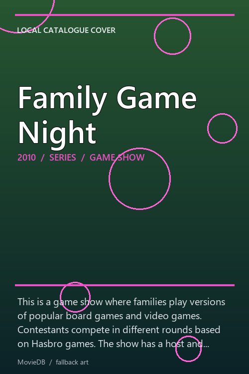 Family Game Night poster