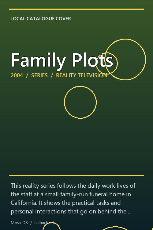 Family Plots poster