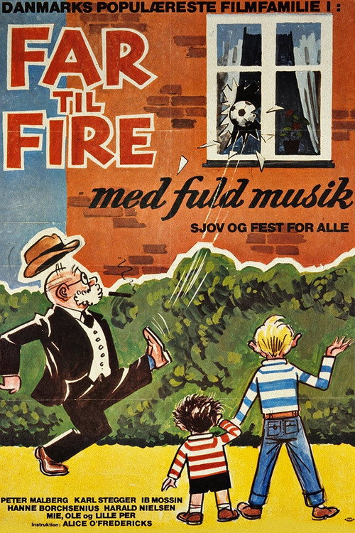 Far til fire med fuld musik poster