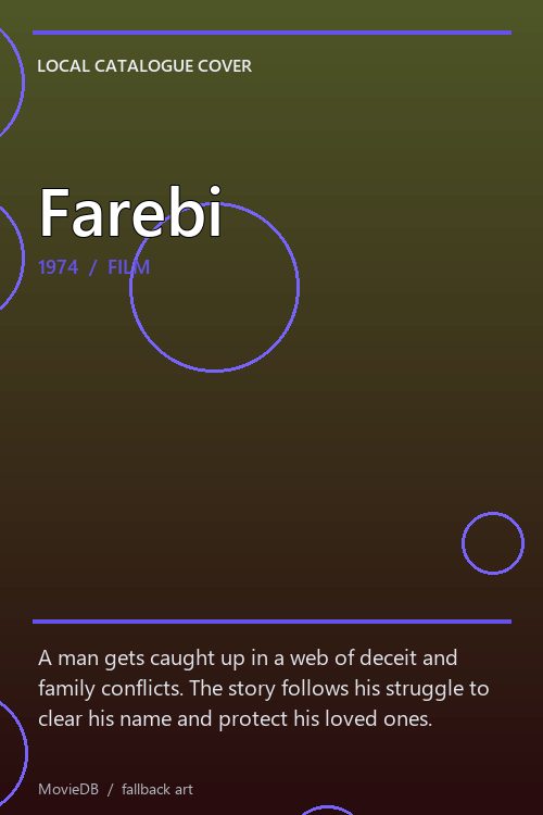 Farebi poster