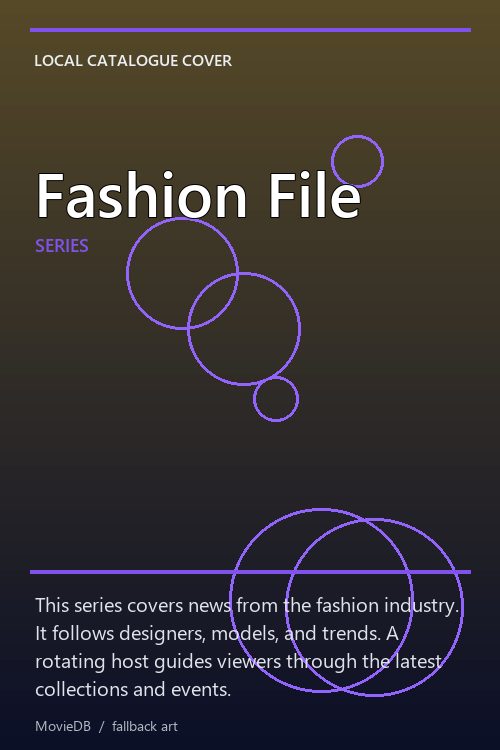 Fashion File poster
