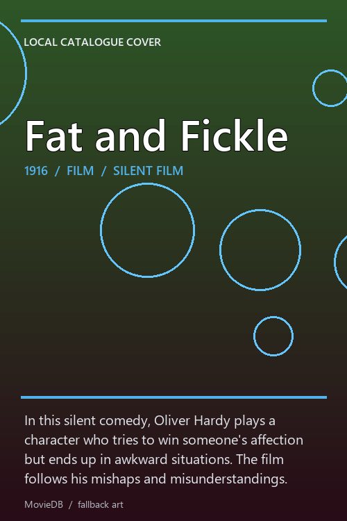 Fat and Fickle poster