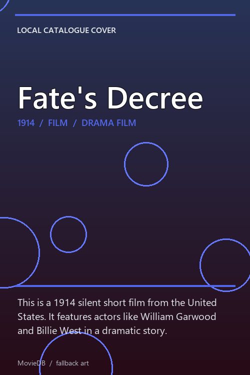 Fate's Decree poster