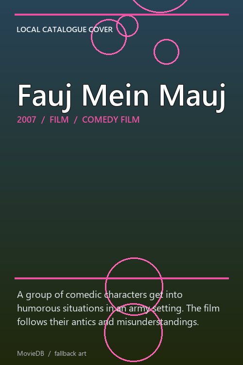 Fauj Mein Mauj poster