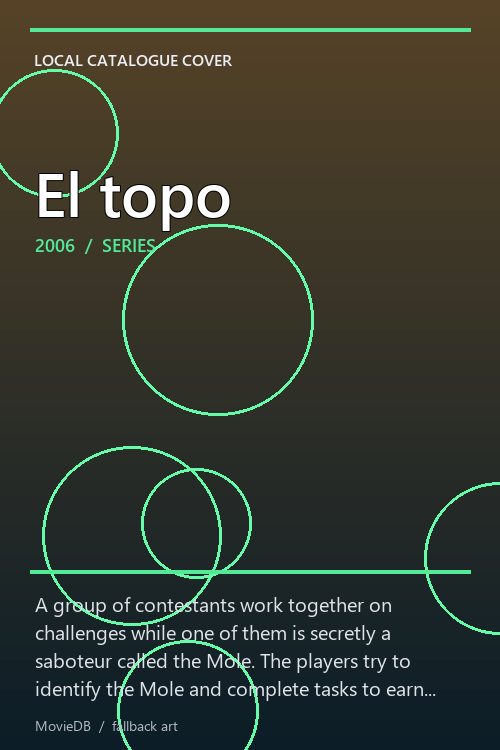 El topo poster