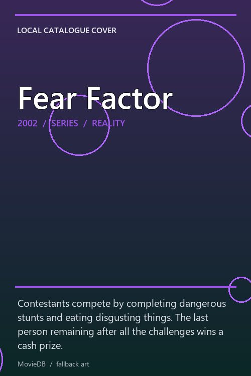 Fear Factor poster
