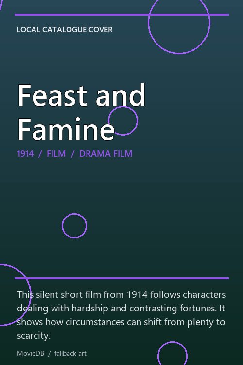 Feast and Famine poster