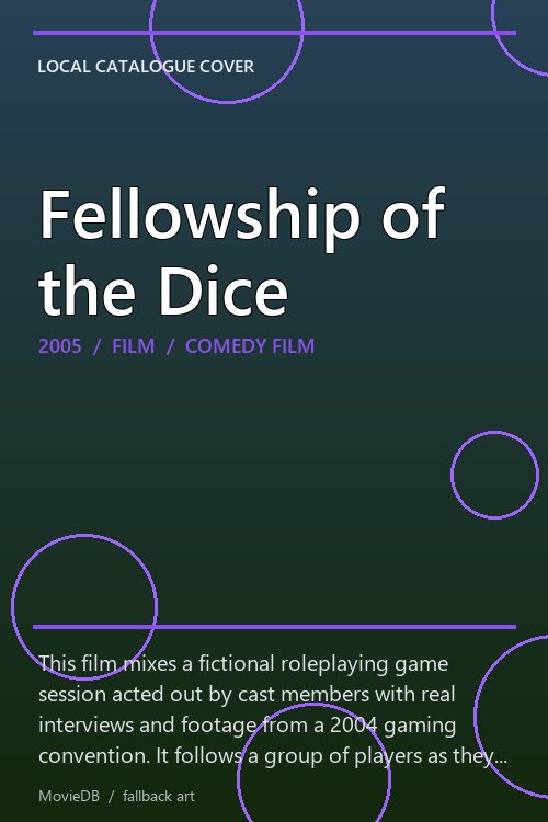 Fellowship of the Dice poster