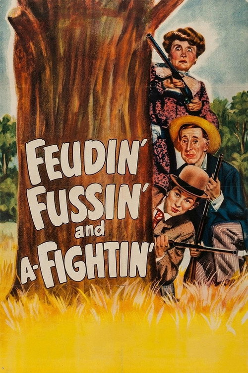 Feudin', Fussin', and a Fightin poster
