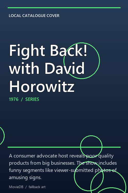 Fight Back! with David Horowitz poster