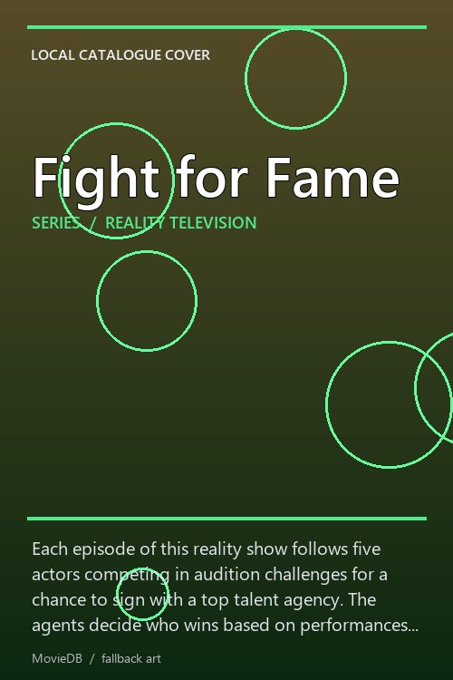 Fight for Fame poster